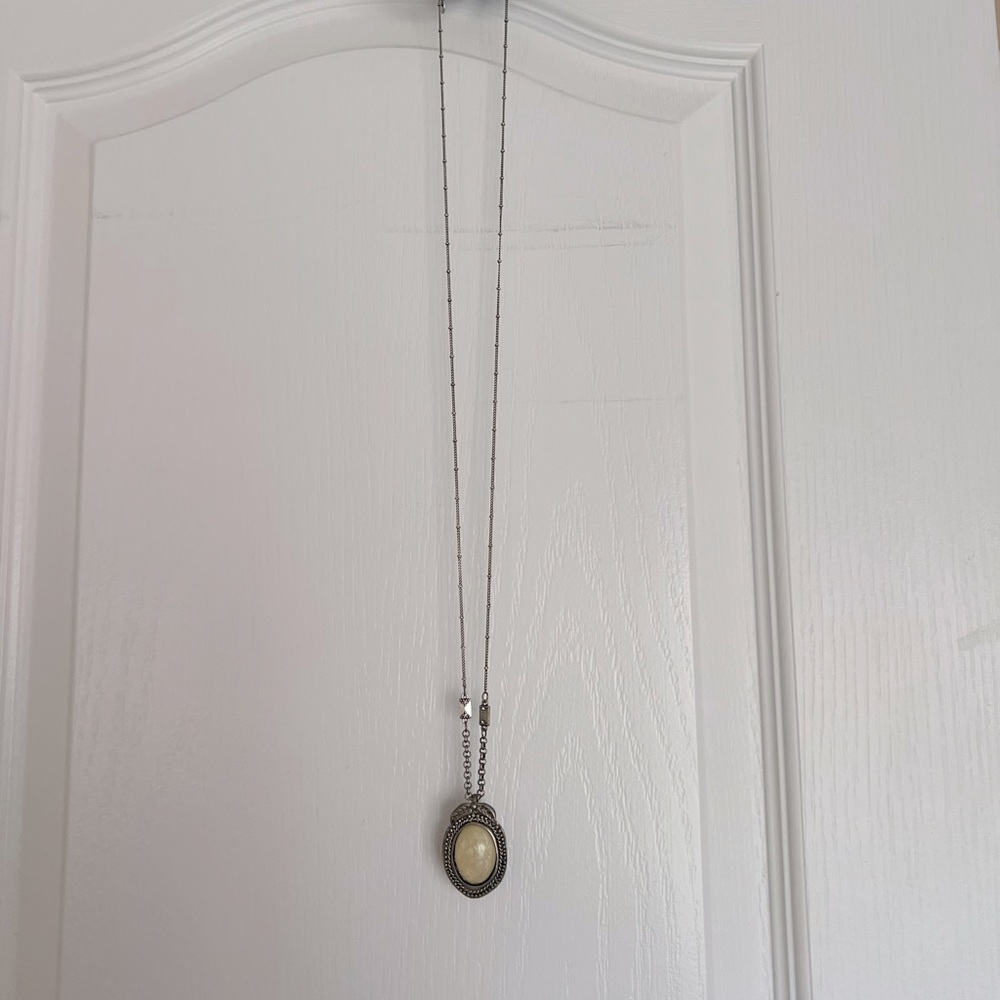 Long Silver Necklace